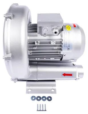 Imagen del producto de Ventilador para conductos, 0,55 kW - Capacidad: 100 m³/hora - Presión: 120 mbar - 230 V - Eléctrico - Ventilador compresor