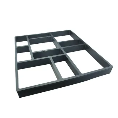 Obrázek produktu pro FATIVO forma na dlažbu z plastu, forma na betonovou dlažbu pro chodníky, zahradní kutilství, šablona na dlažbu 60 x 50 cm