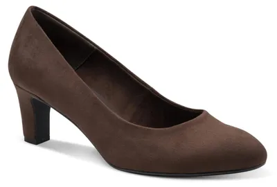 Produktbild von Tamaris Damen Pumps mit klassischem Blockabsatz vegan 1-22418-41, Größe:41 EU, Farbe:Braun