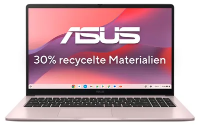 Produktbild von ASUS Chromebook CM1505CM4A-S70032, MediaTek Kompanio, 2 GHz, 39,6 cm (15.6"), 1920 x 1080 Pixel, 8 GB, 128 GB