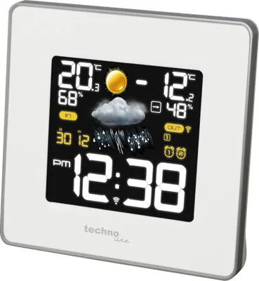 Produktbild von Technoline WS 6440, Weiß, Innen-Hygrometer, Innen-Thermometer, Außen-Hygrometer, Außen-Thermometer, Hygrometer, Thermometer, Hygrometer, Thermometer, F, °C, LR03