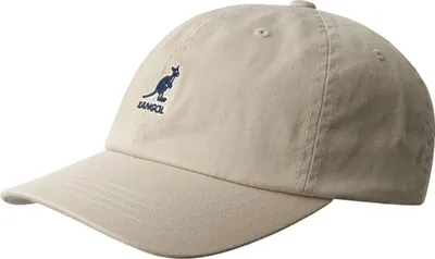 Kangol Baumwolle Baseball-Cap mit verstellbarem Lederverschluss in grün