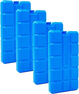 Produktbild von ToCi 4er Set Kühlakku mit je 200 ml | 4 blaue Kühlelemente für die Kühltasche oder Kühlbox