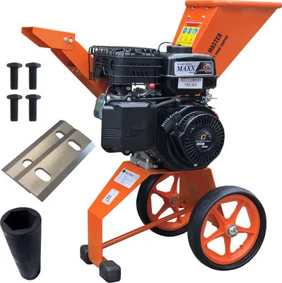 Produktbild von Forest Master Benzin Häcksler 6 PS 208ccm 4-Takt inkl. Messer Nuss und Schrauben