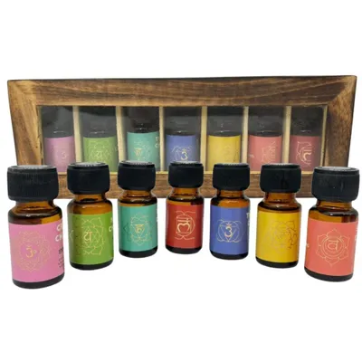 Immagine prodotto di Olio di profumo ARÔME Chakra - 10 ml, set da 7