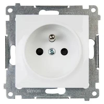 Produktbild von Kontakt-Simon DGZ1CZ.01/11, Weiß, Kunststoff, IP20, 250 V, 75 mm, 40 mm