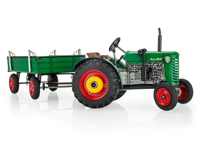 Obrázek produktu pro Traktor Zetor 25 A s valníkem zeleno/červeným KOVAP