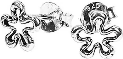 Produktbild von Paar 925 Sterling Silber Keltische Gothic Ohrstecker Blume Mia 7161