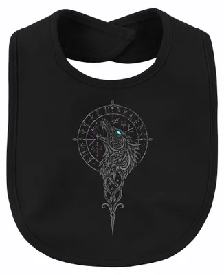 Zdjęcie produktu dla Wiking, Wilk, Fenrir, Vegvisir, Kompas, Runy, Nordycki, Walhalla, Odin, Dziecięcy, Czarny, Uniwersalny rozmiar