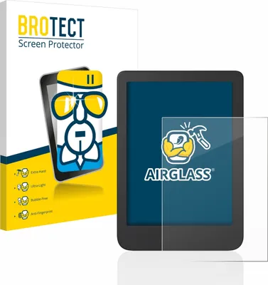 Produktbild von BROTECT Schutzglas für Tolino Shine 4 / 5 / 5 Color 2024 Schutzfolie Panzer Folie Glas Display Schutz klar