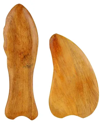 Produktbild von Sandelholz Gua Sha Werkzeug für Massage und Schmerzlinderung