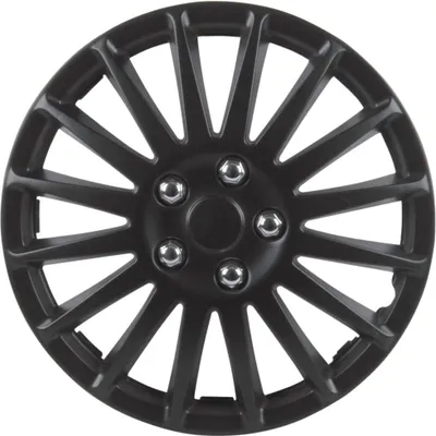 Produktbild von Unitec Radzierblenden Suzuka 38 cm (15 Zoll) schwarz 4 stück