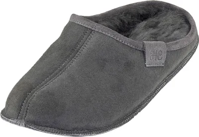 Produktbild von Extra dicke Lammfell Pantoffeln mit Ledersohle für Damen und Herren