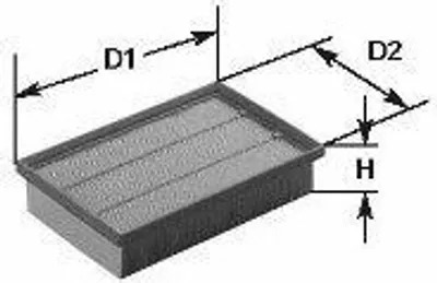 Produktbild von CLEAN FILTER MA 518 Luftfilter