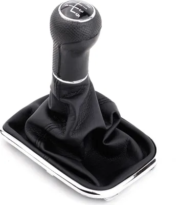 Obrázok produktu pre 5-stupňový radiaca páka, manžeta Gaitor, čierna Imitácia kože, náhrada za Jetta GTi MK4 1999–2004
