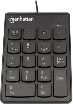 Immagine prodotto di MANHATTAN Nummernblock   USB                       schwarz retail