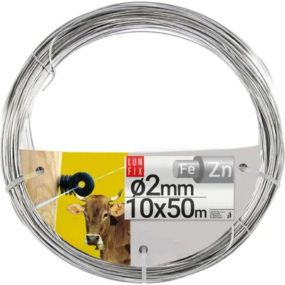 Obrázok produktu pre Galvanizovaný drôt, priemer 2,0 mm, 500 m, určený na ploty