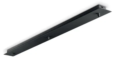 Image de Cup Rail de plafond pour 3 suspensions Noir