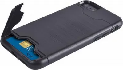 Produktbild von Bigben Connected CBPCOVCARDIP7B, iPhone SE (2020)/8/7, Schwarz