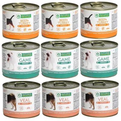 Produktbild von Nature's Protection Adult Hunde Mixpack 9x200g