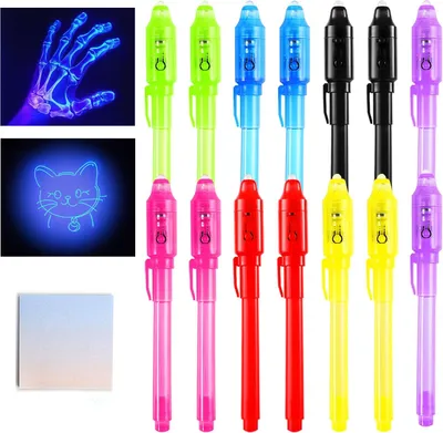 Immagine prodotto di 14 penne segrete con luce UV