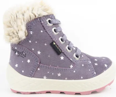 Obrázok produktu pre Superfit GROOVY 2 GTX Baby - Dievčenská členková obuv vo fialovej farbe, veľkosť 22