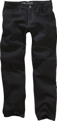Produktbild von ORIGINAL ! Carlo Colucci Herren STRETCH Jeans Hose ENRICO Black Denim(W32,L32)