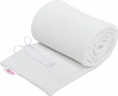 Produktbild von babybay Nestchen Waffelpiqué passend für Modell Maxi, Boxspring, Comfort und Comfort Plus, weiß