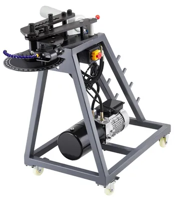 Produktbild von VEVOR Elektrische Rohrbiegemaschine, 750W Elektrischer Rohrbieger mit 6L Hydraulikzylinder, Bewegliche Rohrbiegemaschine mit 3 Matrizen & 180° Maximaler Biegewinkel, Geeignet für 25,4mm, 38,2mm, 42mm Rohre