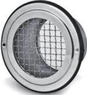 Produktbild von Lüftungsgitter, rund mit Lochgitter, Durchmesser:125 mm