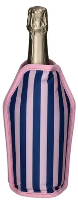 Produktbild von Gift Company Froid Kühlmanschette Streifen blau/rosa 23,5cm