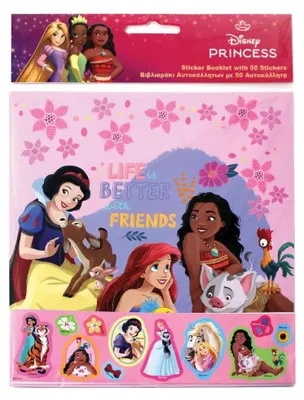 Produktbild von Disney Prinzessin Life Stickeralbum mit 50 Stickern