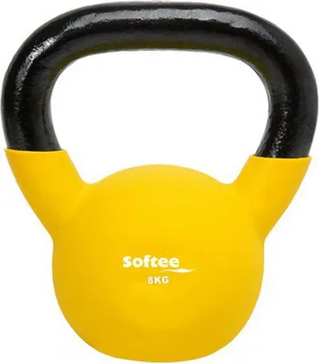 Obrázek produktu pro Softee Neoprene 8kg Kettlebell Golden 8 kg Golden 8 kg