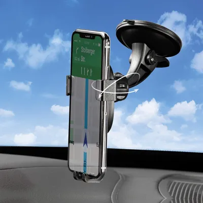 Produktbild von Kremer Universal KFZ-Smartphonehalterung fürs Auto KFZ Windschutzscheibe schwarz