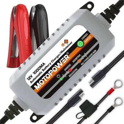 Image de Chargeur automatique 12 V 1 000 mA pour voiture et moto