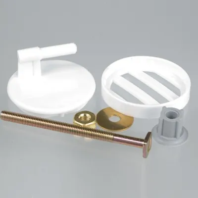 Produktbild von Wenko WC-Sitzbefestigung aus Kunststoff für WC-Sitze 'Top', 'Aurora', 'Aster', 'Mop'