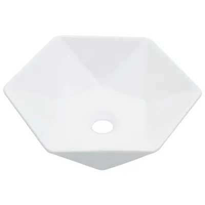 Produktbild von vidaXL Waschbecken 41 x 36,5 x 12 cm Keramik Weiß