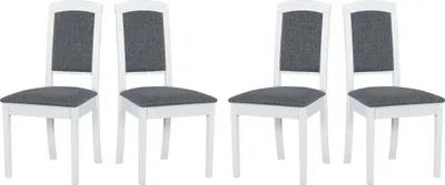 Produktbild von Esszimmerstuhl - Set  4x Roma 14 weiss, hygge 96
