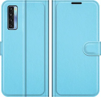 Produktbild von Mobigear Classic  TCL 20 5G Hülle Klapphülle Geldbörse - Blau
