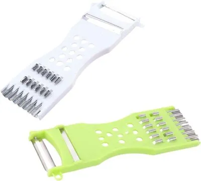 Obrázek produktu pro Multifunkční kuchyňské struhadlo 6 v 1 – multifunkční 6 v 1 – 19 x 9 x 2 cm – kuchyňské struhadlo z plastu