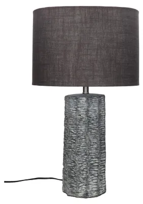 Obrázok produktu pre Stolná lampa Pomax Russel, sivá, priemer 33 cm, výška 56,5 cm
