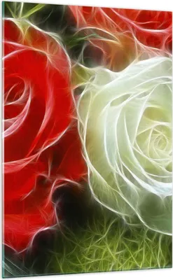 Produktbild von Bilder auf glas - Einteilig - Blumen Blumenstrauß Rose - 70x100cm - Glasbilder - Wandbilder - Bilder - zum Aufhängen bereit - Wanddekoration aus Glas - Glas Bilder - Wandbild auf Glas - GPA70x100-0336
