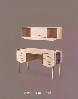 Immagine prodotto di Scrivania Tavolo 134x60x77 Scrivanie Tavoli Mobili Legno Computer