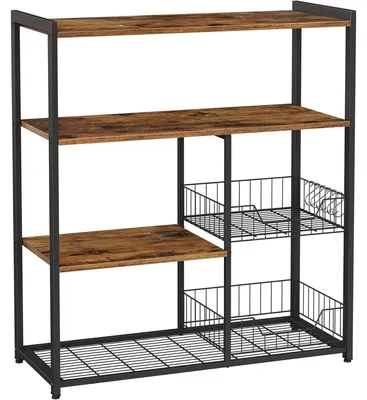 Immagine prodotto di Scaffale da cucina industriale KKS96X in legno e acciaio
