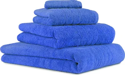 Produktbild von Betz 4-tlg. Handtuch-Set DELUXE 1 Badetuch 1 Duschtuch 1 Handtuch 1 Seiftuch 100% Baumwolle  Farbe: blau