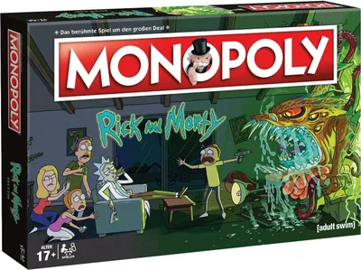 Produktbild von Monopoly Rick and Morty Edition Brettspiel Gesellschaftsspiel Spiel deutsch