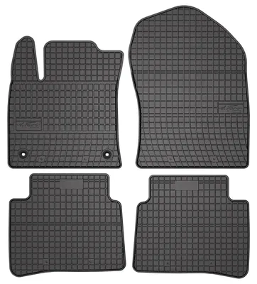 Zdjęcie produktu dla Dywaniki gumowe do Toyota Prius IV 2017-2023 (hatchback) – 4 szt., czarne, dopasowane – Wielganizator SolidPRO