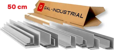 Immagine prodotto di GAL-INDUSTRIAL | Angolare in alluminio - 20x20x3mm - 50cm - Taglio su misura
