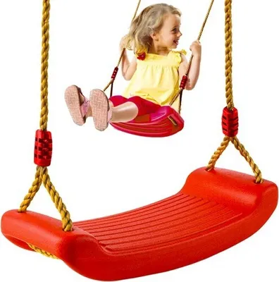 Immagine prodotto di Altalena da giardino in plastica per bambini - rossa