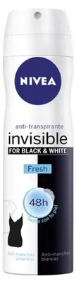 Produktbild von NIVEA Black & White Invisible Fresh, Männer, Antitranspirant, Spray-Deodorant, Spray, 200 ml, 48 h